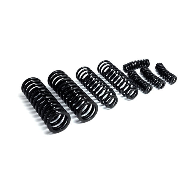 Samwel Replacement 8-Spring Set for Early Springer Forks. Black Par – 1937–1952 WL; WLA; 1946–1948 Big Twin