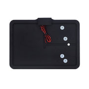CPV ''Slide-in'' License Plate Bracket. Side Mount, Black – 1991–2017 Dyna