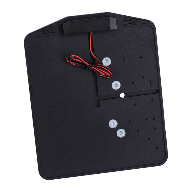 CPV Side Mount License Plate Bracket. Black Powder Coated – 1957–2022 XL Sportster