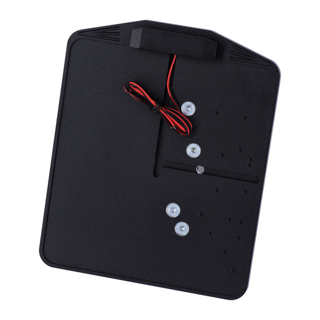 Cpv Side Mount Licence Plate Bracket. Black Powder Coated – 1957–2022 XL Sportster