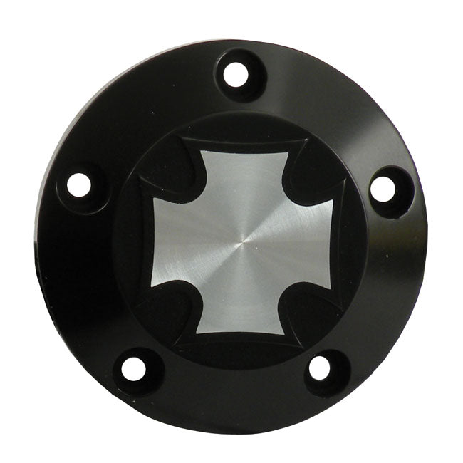 Cpv Point Cover ''Maltese Cross''. Black Cc – 1999–2017 Twin Cam