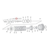 MCS Retaining Ring, Clutch Adjusting Screw – L1984–2022 XL Sportster; 2008–2012…