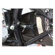 Progressive Suspension 422 Series Shocks. STD to -2". Heavy Duty. RAP. Chrome – 2000–2017 Softail