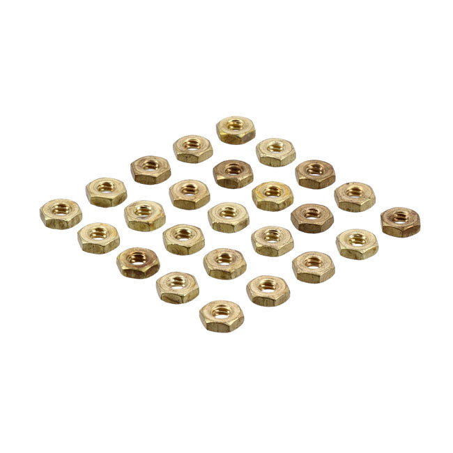 Gardner-Westcott Hex Nut, 10/32 x 1/8 x 5/16 - 25 Pack