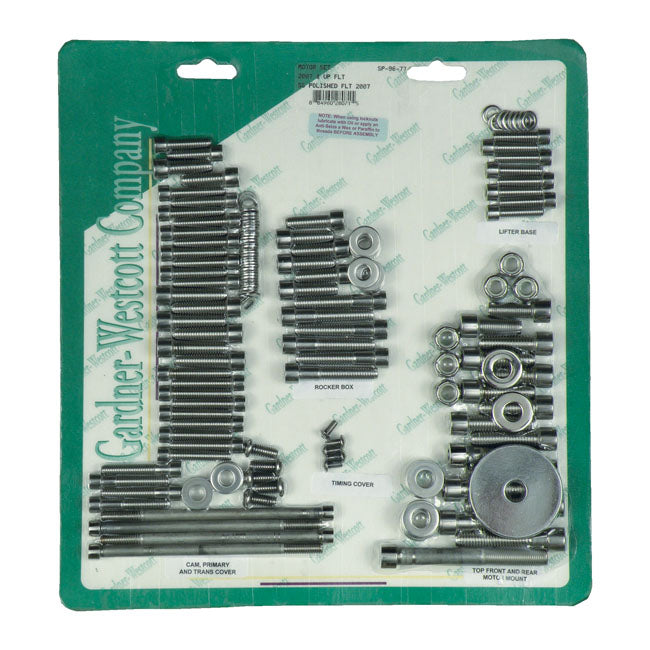 Gardner-Westcott Motor Screw Set – 2007–2008 FLT/Touring