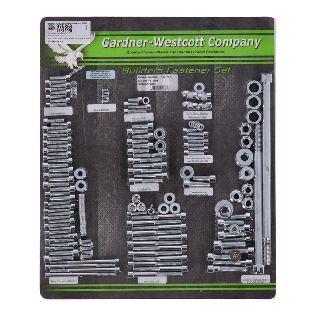 Gardner-Westcott Builders Fastener Set – 2007–2017 Softail