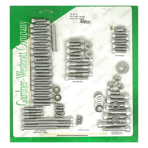 Gardner-Westcott Motor Screw Set – 2007–2017 Softail