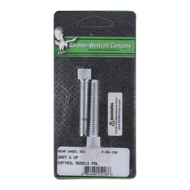 Gardner-Westcott Axle Adjuster Kit, Rear Wheel – 2008–2017 Softail
