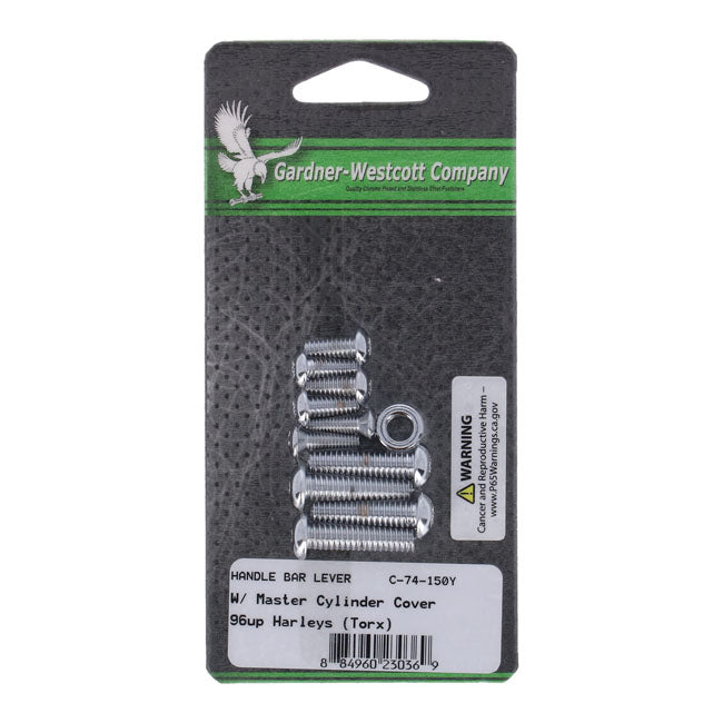 Gardner-Westcott Handlebar Control Screw Kit – 1996–2017 Softail; Dyna; 1996–2007…