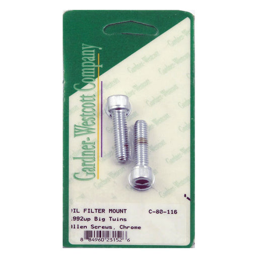 Gardner-Westcott Oil Filter Mount Kit. Chrome – 1992–1999 Big Twin