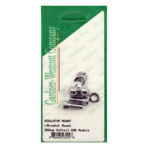 Gardner-Westcott Voltage Regulator/Rectifier Mount Kit. Chrome Allen – 2000 Softail
