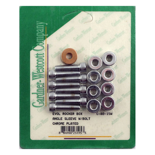 Gardner-Westcott Rocker Box Top Bolt Kit. Allen, Chrome – 1984–1999 Big Twin; 1986–2022 XL…