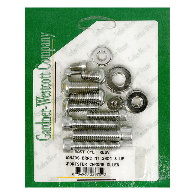 Gardner-Westcott Brake Master Cyl Mount & Rear Cover – 2004–2006 XL Sportster