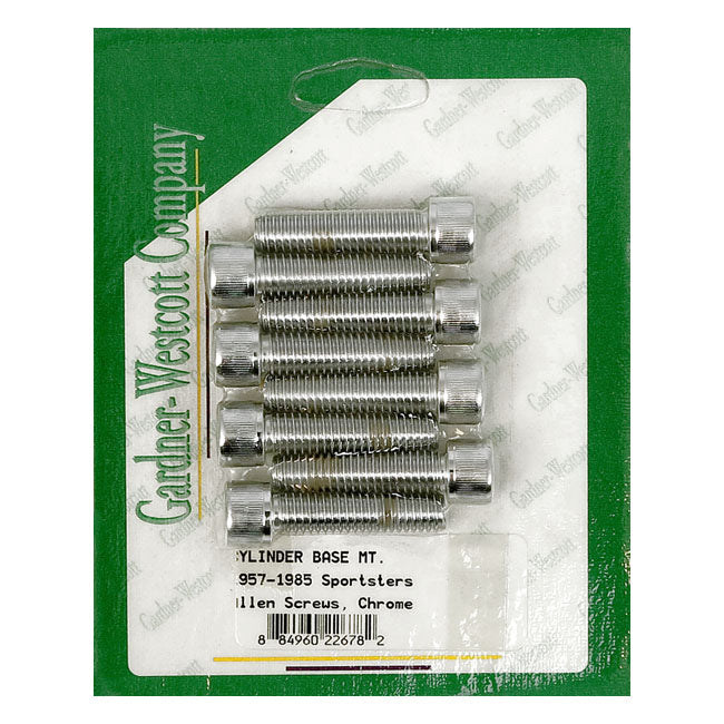 Gardner-Westcott Cylinder Base Allen Bolt Set – 1957–1985 XL Sportster