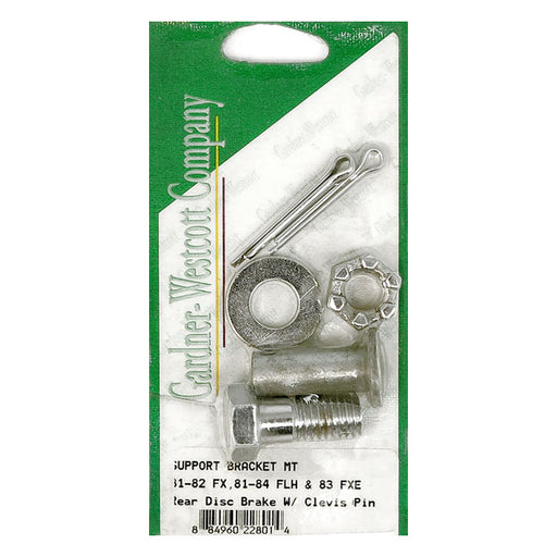 Gardner-Westcott Caliper Anchor Arm Mount Kit. Chrome – 1981–1984 FLH; 1981–1982 FX; 1983 FXE