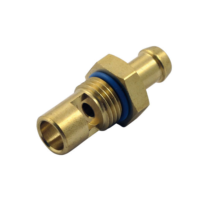 S&S Fuel Line Fitting, Straight – All Super E/G Caburetors