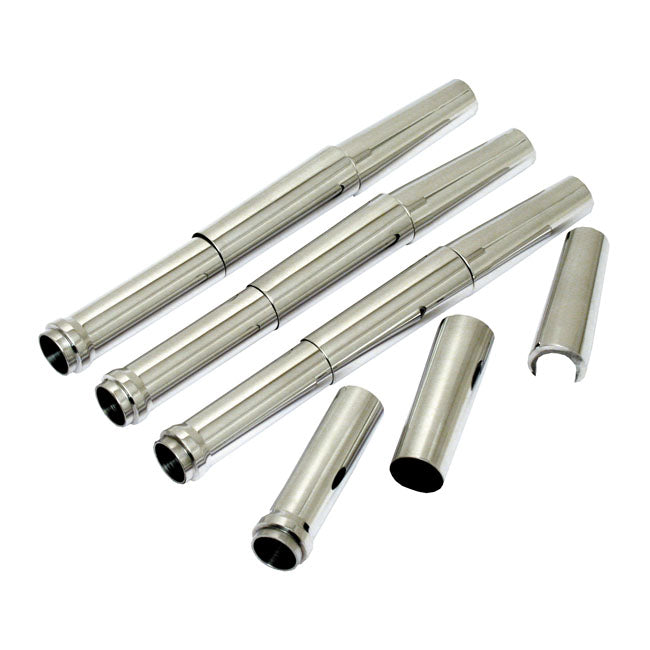 Jims Billet ''A Cut Above'' Aluminum Pushrod Cover Kit. Pol – 1984–1999 Evo Big Twin