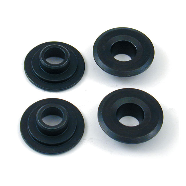 Jims Upper Valve Spring Collar Set. Chromoly – 1984–2004 Big Twin; Twin Cam B…