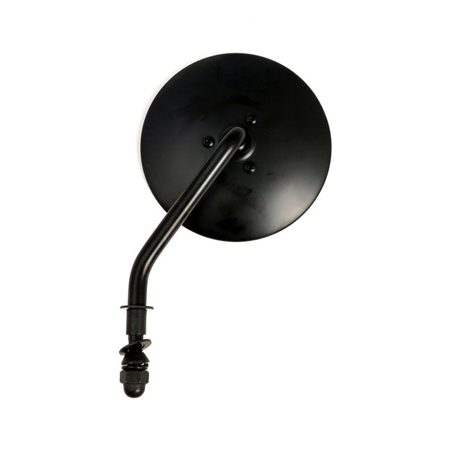 MCS 4" Round Custom Mirror, Left. Black