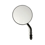 MCS 4" Round Custom Mirror, Left. Black