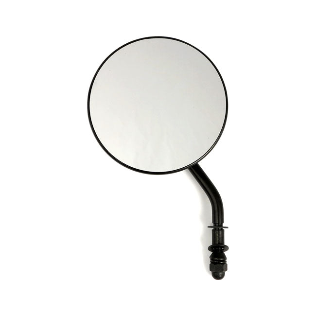 MCS 4" Round Custom Mirror, Left. Black