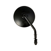 MCS 4" Round Custom Mirror, Right. Black