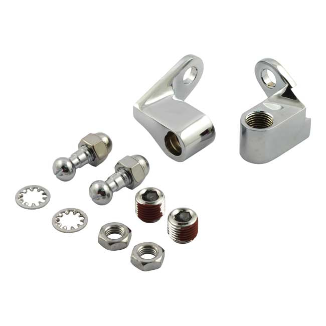 MCS Switch Housing Turn Signal Mount Kit. Chrome – 1988–2003 XL Sportster; 1991–2017 Dyna…