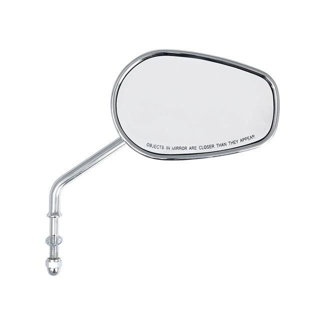 MCS Riptide Tapered Mirror Set, Long Stem. Chrome – Universal