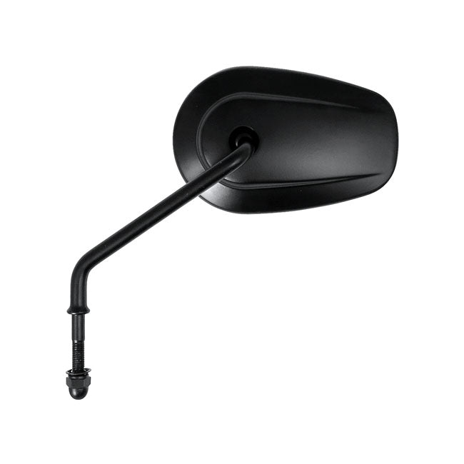 MCS Riptide Tapered Mirror Set, Long Stem. Black – Universal