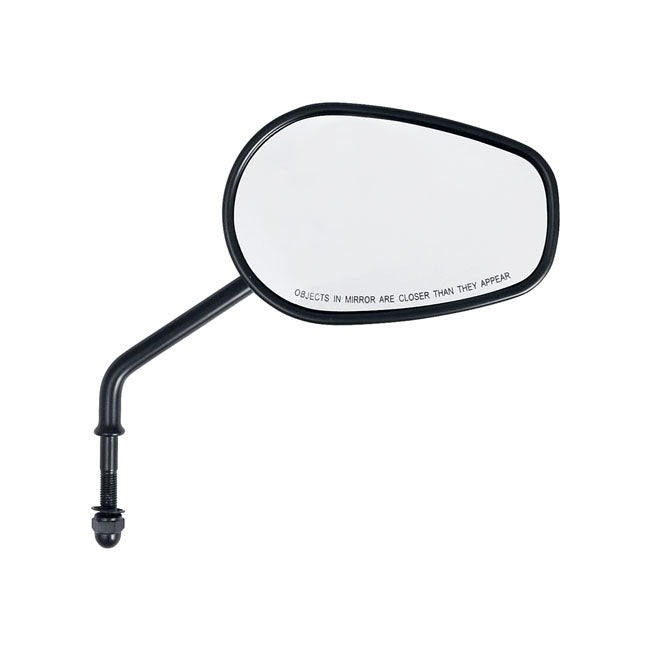 MCS Riptide Tapered Mirror Set, Long Stem. Black – Universal
