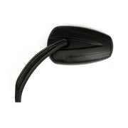 MCS Slipstream Mirror Set. Curved Stem, Black
