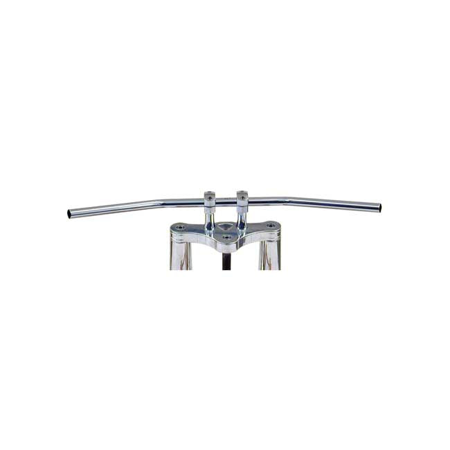 Trw 1" Dragbar Medium Long Handlebar Chrome Abe – Pre-81 H-D with 1" I.d. Risers