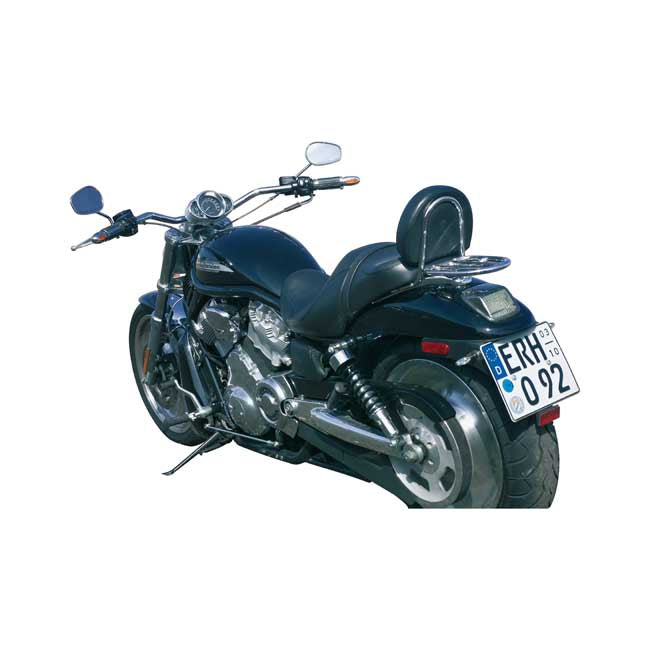 TRW 1" Roadstar Medium Wide Handlebar Chrome 10" Rise ABE – 1982–2022 H-D with 1" I.D. Risers
