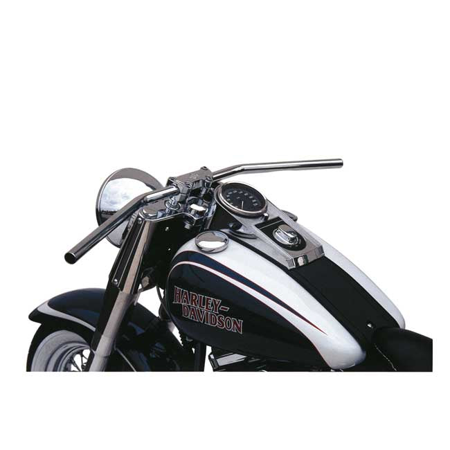 TRW 1" Dragbar Medium Handlebar Chrome ABE – 1982–2022 H-D with 1" I.D. Risers