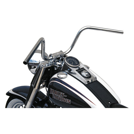 TRW 1" Apehanger Handlebar. Chrome 10" Rise ABE – 1982–2022 H-D with 1" I.D. Risers