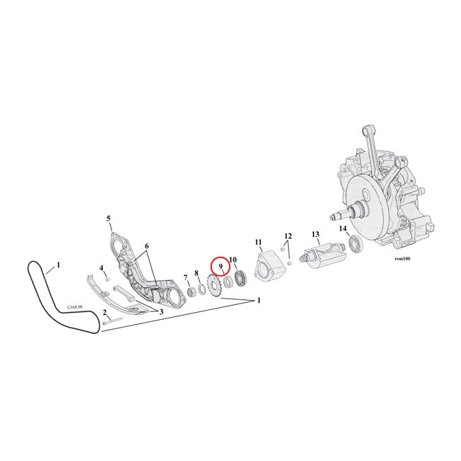 MCS Spacer, Balancer Sprocket .150" – 2000–2006 Twin Cam B