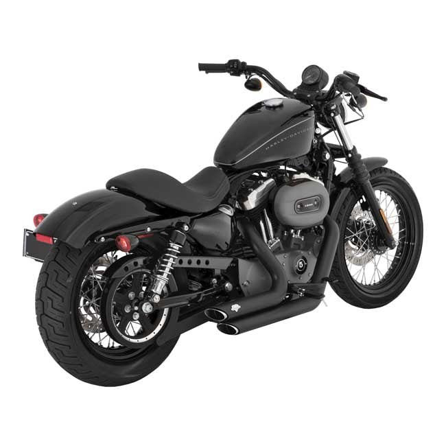 Vance & Hines 2-1/2" Shortshots Staggered Exh. Black – 2004–2013 XL Sportster