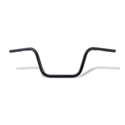 TRW 1" Apehanger Handlebar. Black 10" Rise ABE – 1982–2022 H-D with 1" I.D. Risers