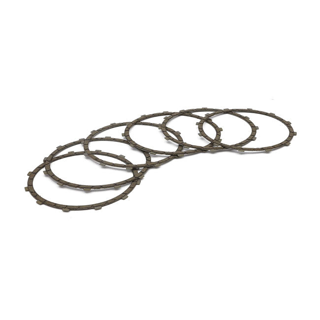 TRW Clutch Friction Disc Set – 1984–1989 Big Twin (6 Plates)