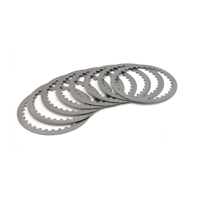 TRW Clutch Steel Drive Plate Set – 1998–2017 Big Twin (8 Plates)