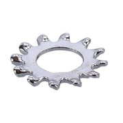 Gardner-Westcott Chrome External Lockwasher, #12 - 25 Pack
