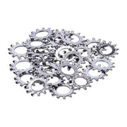Gardner-Westcott Chrome External Lockwasher, #12 - 25 Pack