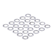 Gardner-Westcott Chrome Internal Lock Washer, #12 - 25 Pack