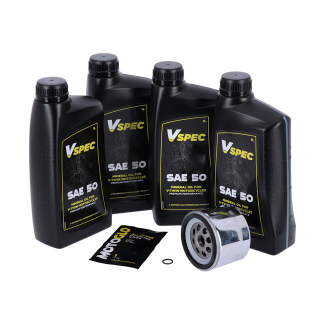 MCS Engine Oil Service Kit. SAE 50 – L1982–1984 FL Shovel; L1982–1984 FX…