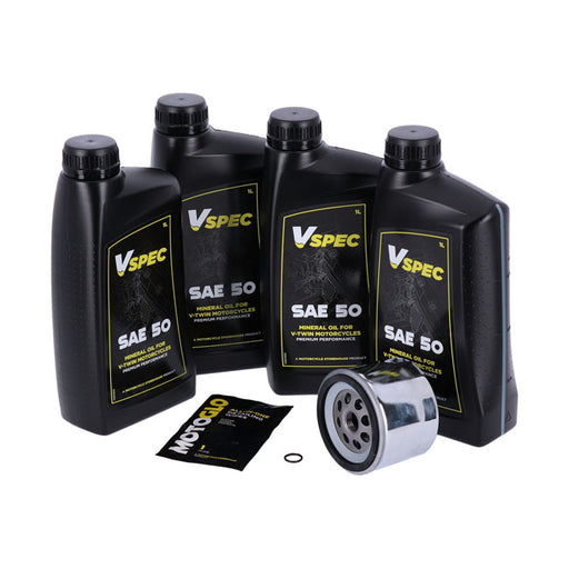 MCS Engine Oil Service Kit. SAE 50 – L1982–1984 FL Shovel; L1982–1984 FX…