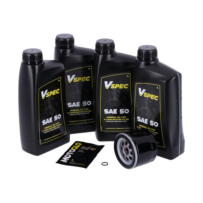 MCS Engine Oil Service Kit. SAE 50 – L1982–1984 FL Shovel; L1982–1984 FX…
