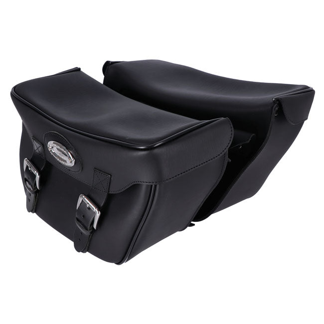 Longride Univ. Iparex Saddlebags CIL135. Black Smooth – Universal