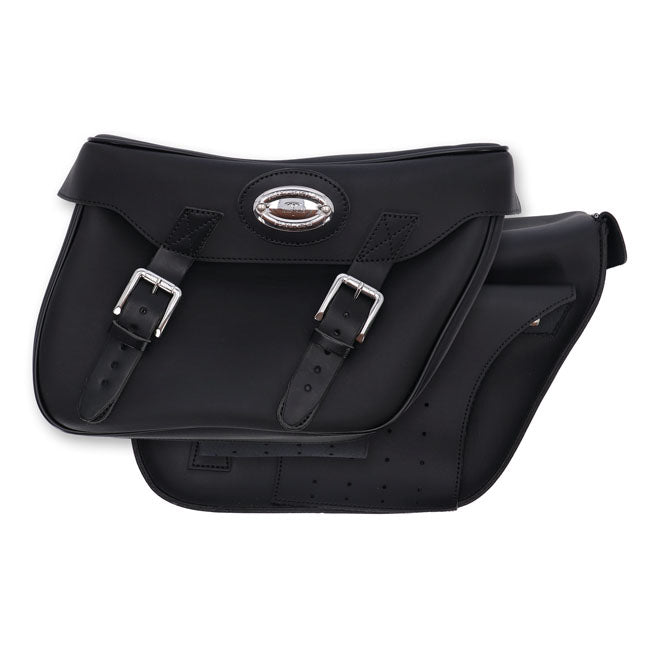 Longride Univ. Iparex Saddlebags CIL135. Black Smooth – Universal