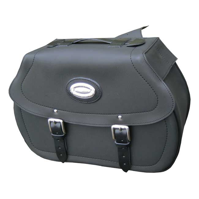 Longride Univ. Iparex Saddlebags CIL138. Black Smooth – Universal