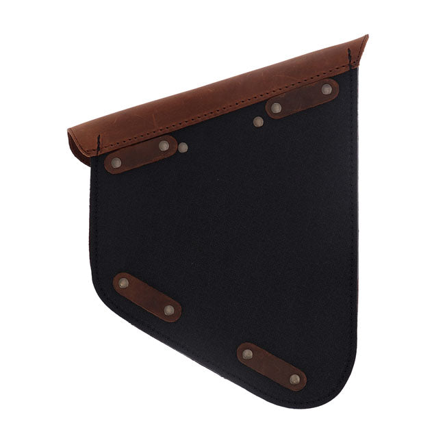 Longride Swingarm Bag. Smooth, Brown Leather – 1984–2017 Softail